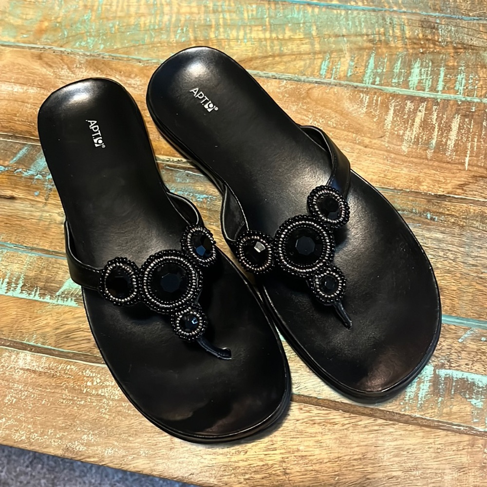 Black sandals